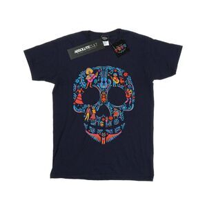 Coco Womens/Ladies Skull Cotton Boyfriend T-Shirt / Navy Blue